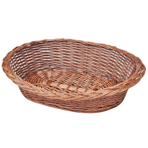 Dog basket willow natural - dog,