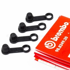 4x Genuine Brembo Brake Bleed Nipple Dust Cap Cover for Mercedes Calipers