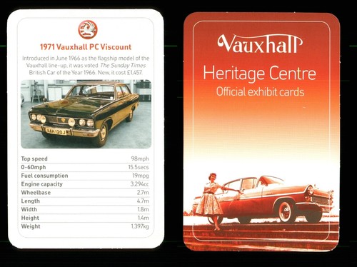 Info card car vauxhall - info,