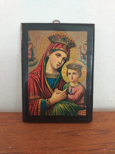 Vintage religious icon - icon, paper
