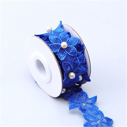 Beaded flower trim - flower,