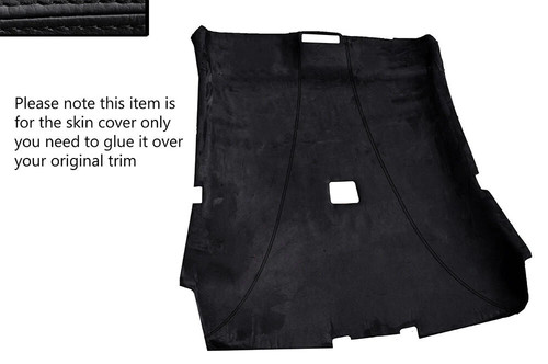 Black stitch roof headlining - black,