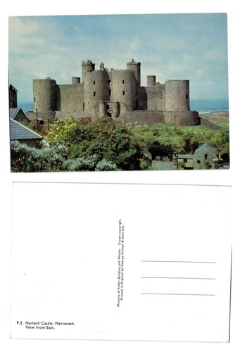 Postcard harlech castle - postcard,