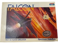Atari Falcon F-16 Fighter Simulation Game Complete Set