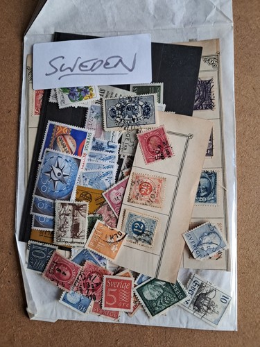 Stamps sweden old album - stamps,