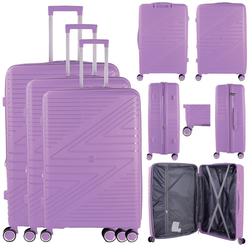 Piece suitcase set hard - suitcase,