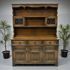 Old Charm Oak Dresser In Light