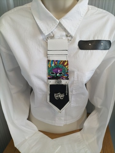 Masquerade carnival kilt pin - carnival,