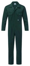MENS WORK COVERALLS OVERALLS WAREHOUSE GARAGE MECHANICS BOILERSUIT SUIT BUTTON