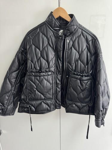 Zara faux leather quilted - faux,