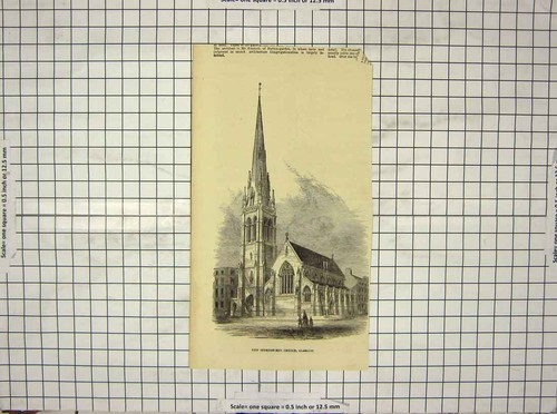 Original old antique print - antique,