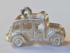 Sterling Silver ~ TAXI Charm ~