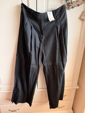Tu Linen Mix  Trousers Black