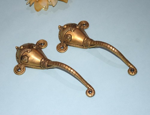 Bastar art elephant brass - art, door