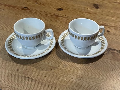 Cups saucers steelite - 2, cups/saucers