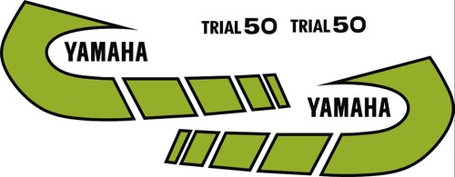Yamaha ty50 graphics stickers - ty50,