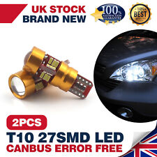 T10 501 Side Light W5W Car Bulbs Xenon White Led Canbus Error Free Bulb 6000K