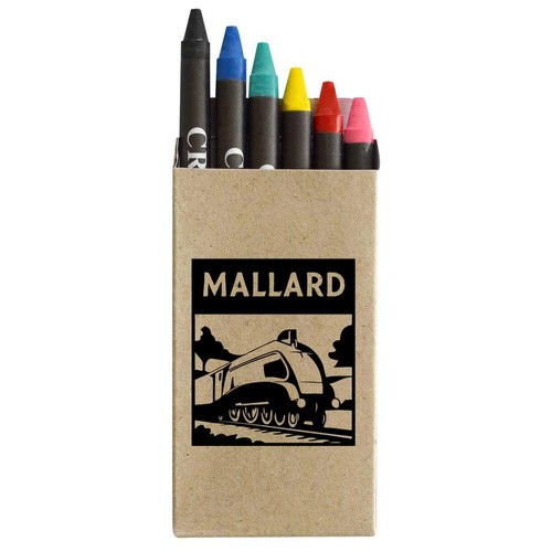 Mallard steam train - train', coloured