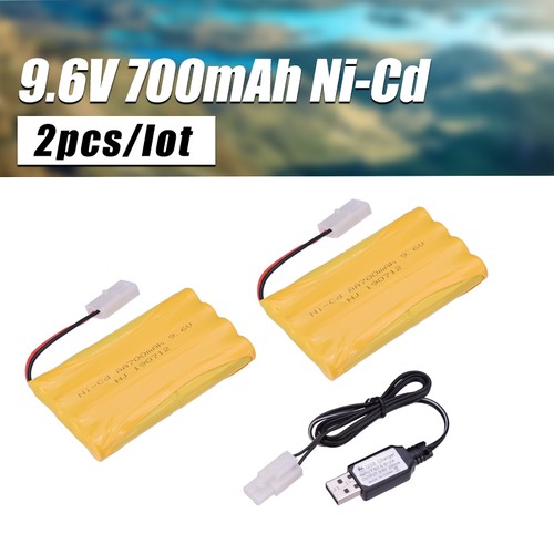 2pcs 700mah cd aa - 9.6v,