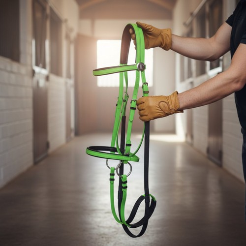 Riding bridle with snaffle - riding,