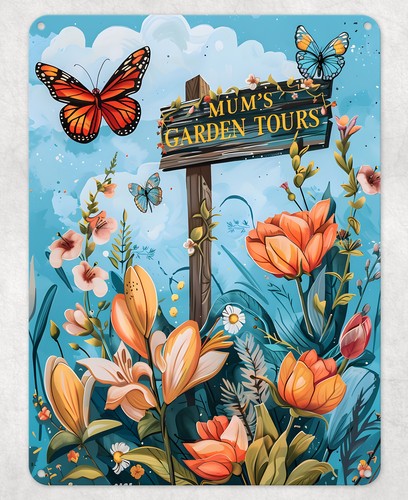 Mum garden tour - garden, poster