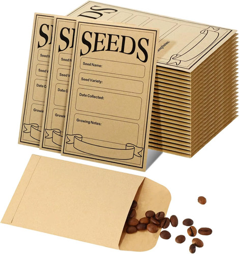 100 150 pcs seed envelopes - 50/100/150,