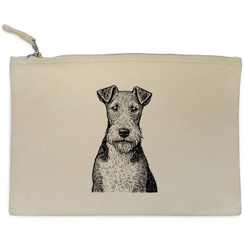 Wire fox terrier portrait - 'wire,