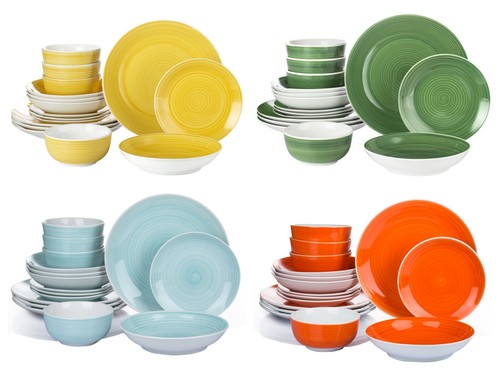 Piece dinner set porcelain - 16,