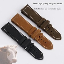 23mm For Zenith Pilot Strap Leather Watch Band + Tools
