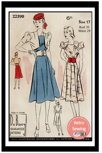 1930s tea dress and - tea,