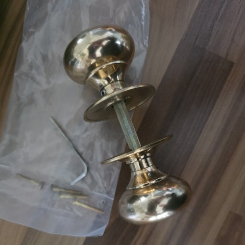 Solid natural brass door - natural,