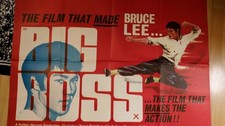 Uk Original BRUCE LEE - The Big Boss 1973 Very Rare In This Condition.