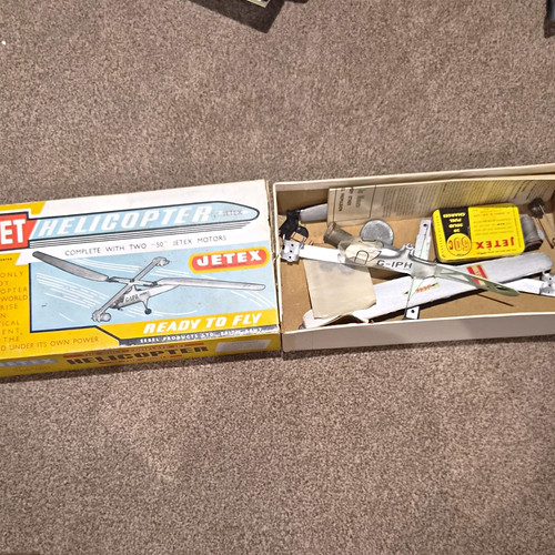 Jetex jet powered helicopter - jetex, jet-powered