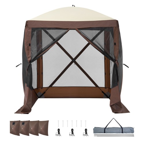 Brown 6x6ft sided pop - 4,