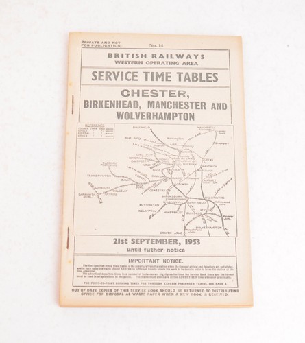Railway working timetable - railway,