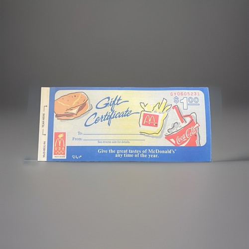Mcdonald 94 gift - mcdonald's, ‘94
