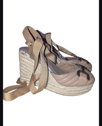 River island beige wedges - river,