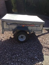 ERDE Tipping Car Trailer Used