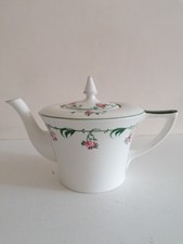 Whiteley Ltd London Floral Old English Bone China Tea Pot Vintage 10x14x23cm
