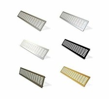 Aluminium Air Vent Grille / Cooker Cabinet Vent / Under Cupboard Heater Grilles
