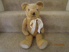 Antique, early vintage, threadbare, jointed, mohair, Teddy Bear, make unknown