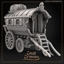 Vardo Gypsy Caravan Miniature