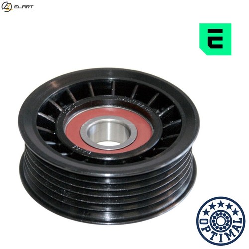Tensioner pulley vribbed - tensioner,