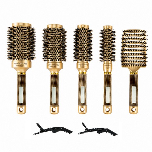 Round brush set pcs - brush,