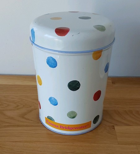 Emma bridgewater polka dot tin - bridgewater,