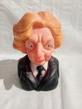 Spitting Image. Margaret Thatcher Squeaky Dog Toy.
