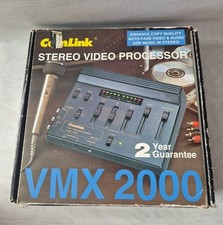 Vintage CamLink VMX 2000 Home Stereo Video Processor/Enhancer/Stereo Mixer + Mic