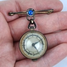 Early 20thC Ball Watch On Brooch Mount