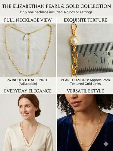 Elizabethan pearl 18k gold - elizabethan,