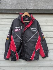 Retro 2000's Vent-Axia Honda Motorcycle Racing Hooded Jacket Size L